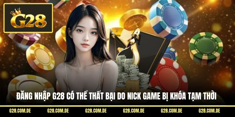 Đăng nhập có thể thất bại do nick game bị khóa