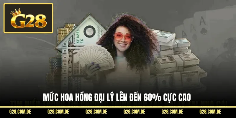 Mức hoa hồng đại lý lên đến 60% cực cao